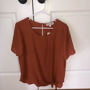 Women’s cute top copper color